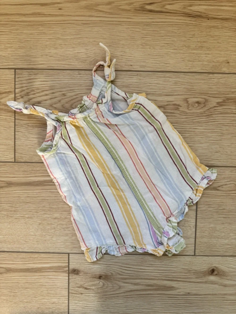 little co. linen romper 6 months